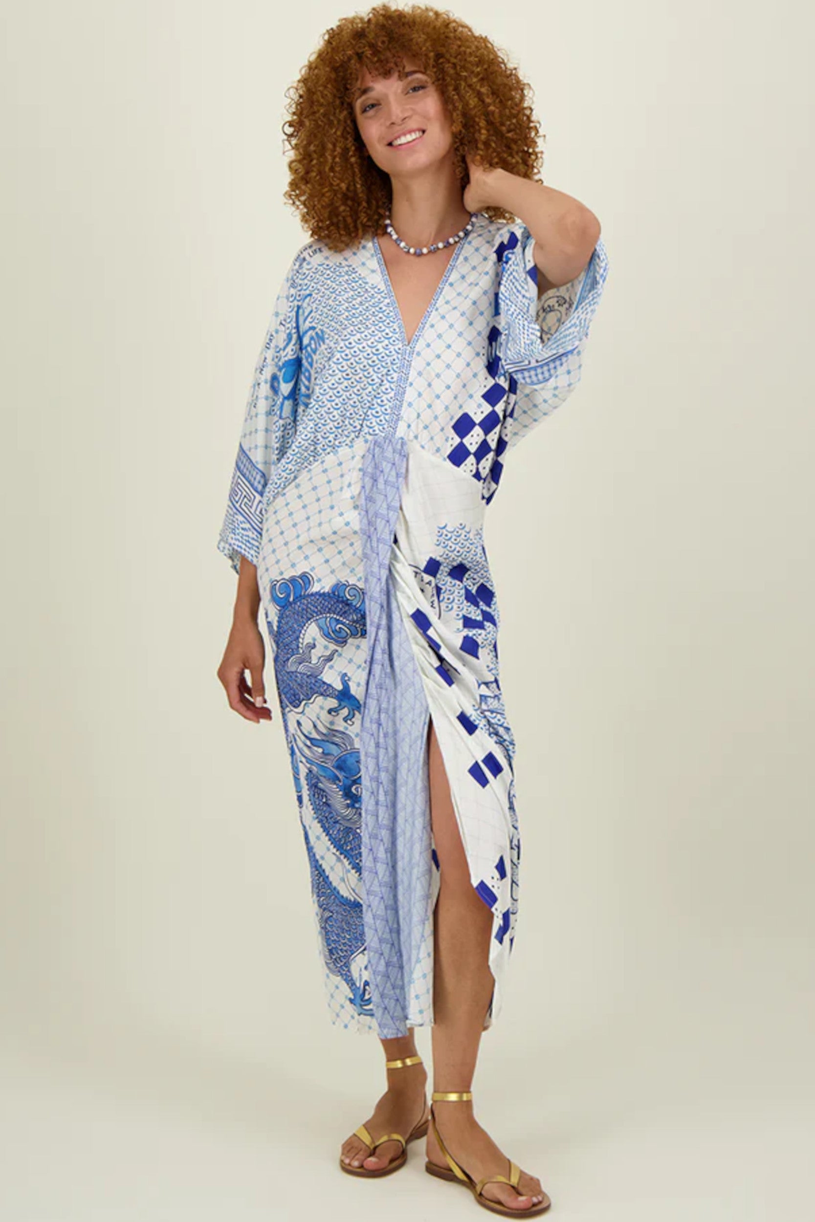 Coast kimono cheap dress