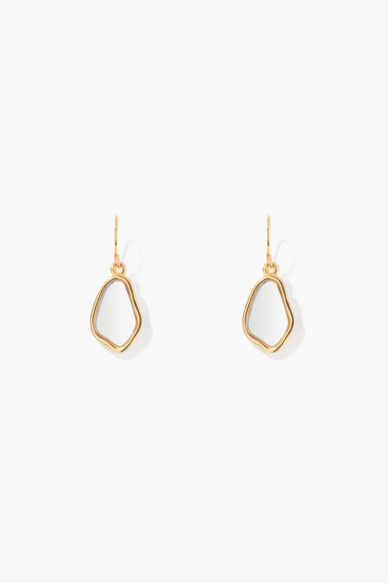 Ciottolo Earrings Gold Metal