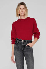 Lee Crew Sweater Scarlet Red