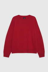 Lee Crew Sweater Scarlet Red