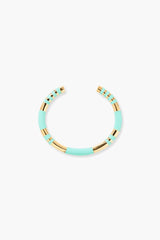 Positano Bracelet Metal Gold Aqua