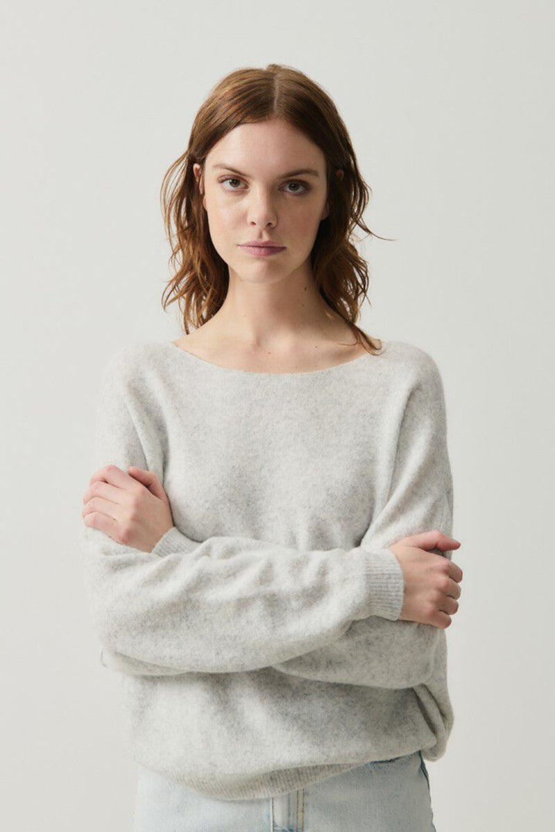 DAM225E Sweater Mottled grey