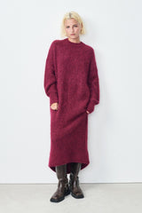 Nun14AH Dress Burgundy