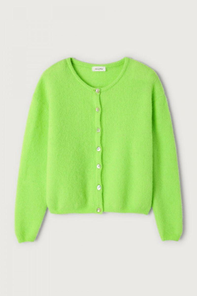 VITO19EE25 Cardigan Apple Fluo