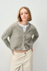 VITO19EE25 Cardigan Light Grey