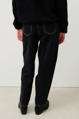 Yop11L Trousers Black Vintage