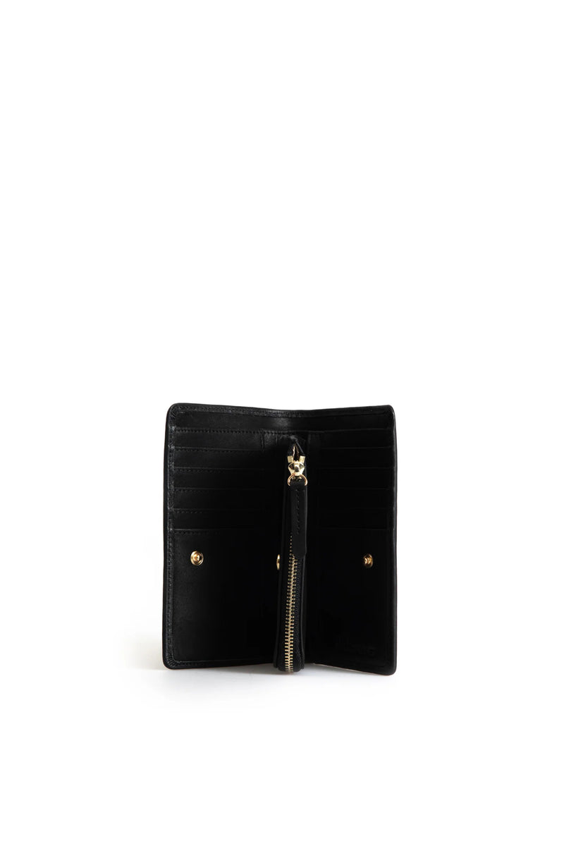 Mylas Classic Wallet Black Gold