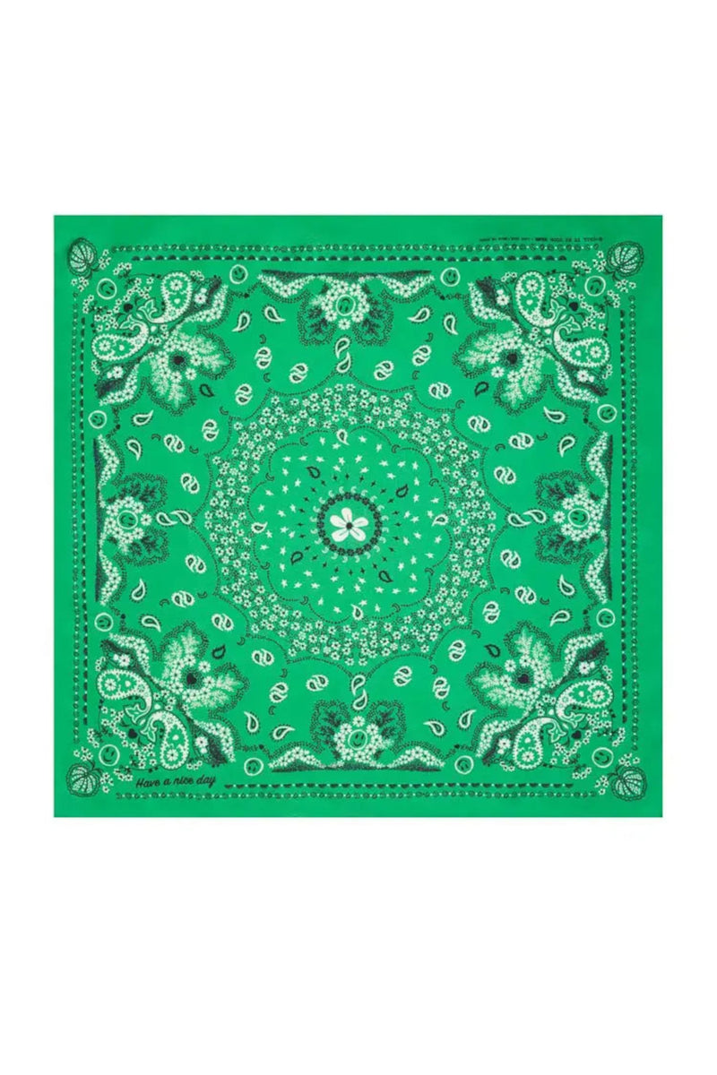 Bandanas Silk Small Classic Green