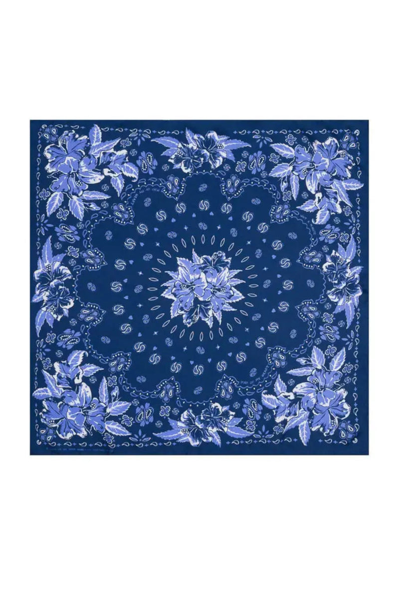 Bandanas Silk Small Hawai Navy