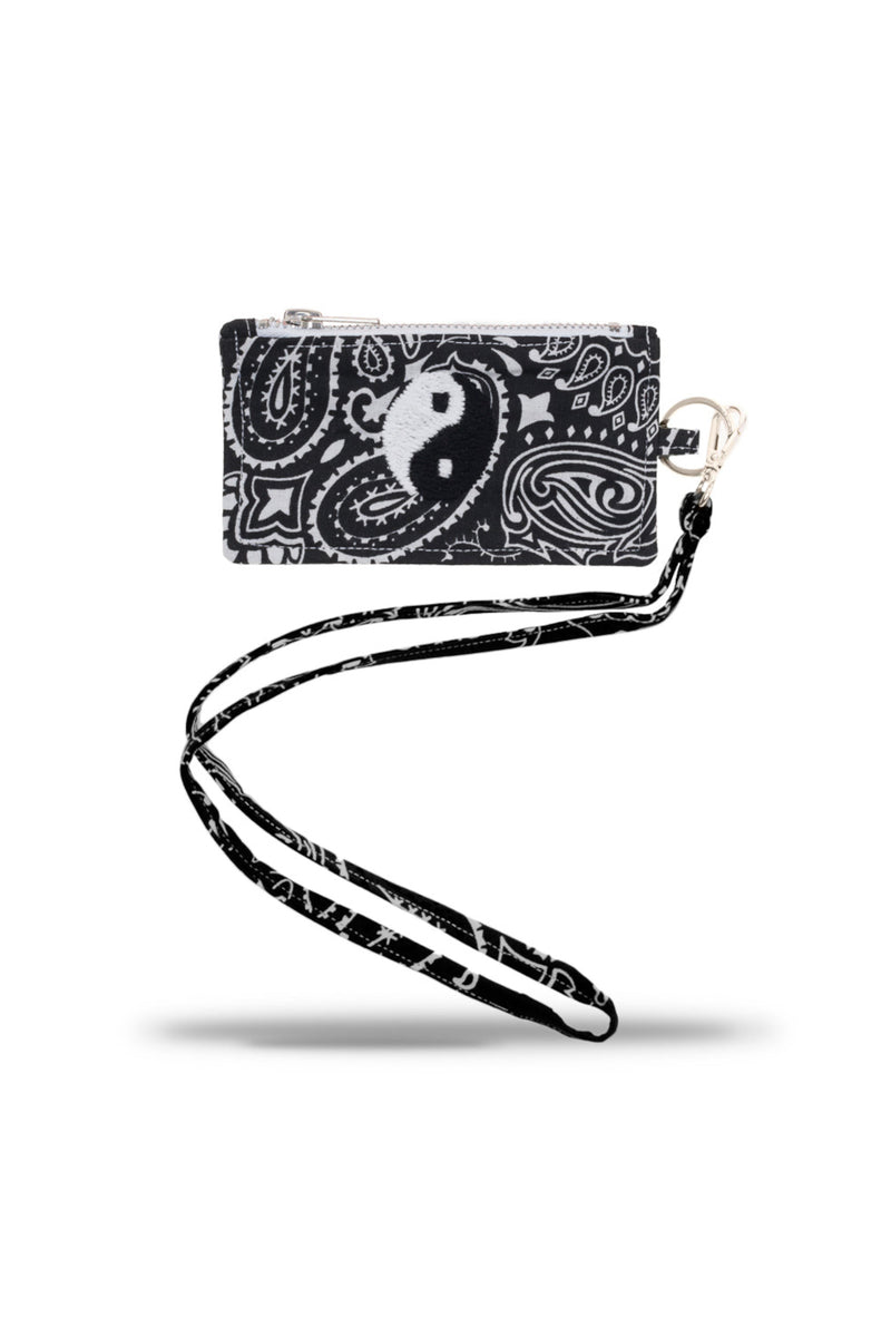 Card Holder Yin Yang All Black