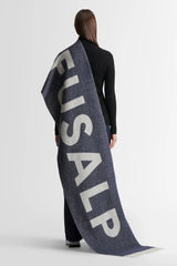 Oversize Scarf Navy/Snow