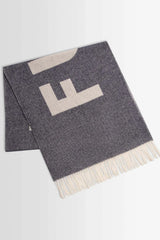 Oversize Scarf Navy/Snow