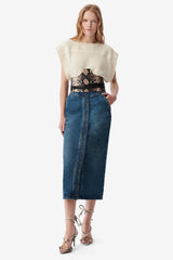 Garice Skirt Denim Blue