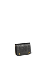 Andre Wallet Printed Croco Black