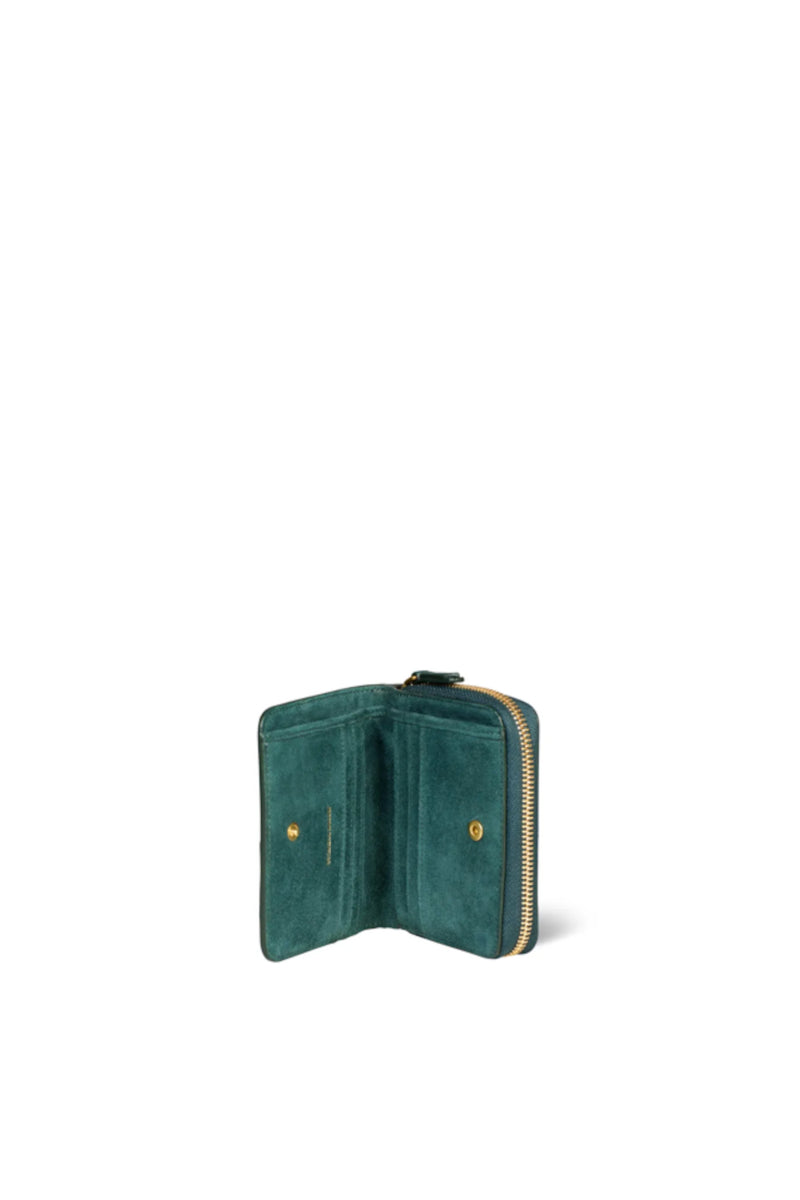 Andre Wallet Printed Croco Green