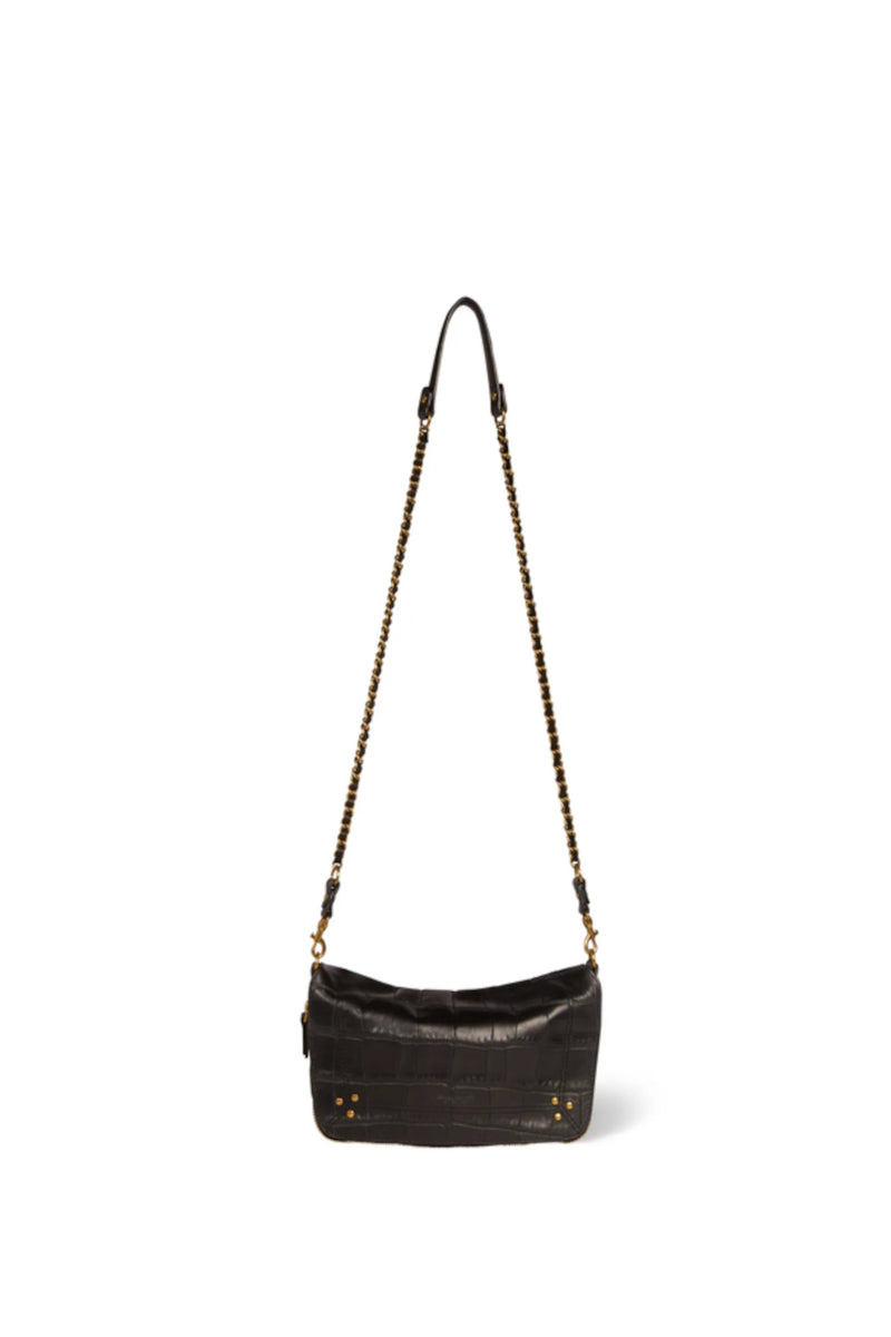 Bobi S Bag Black Printed Croco