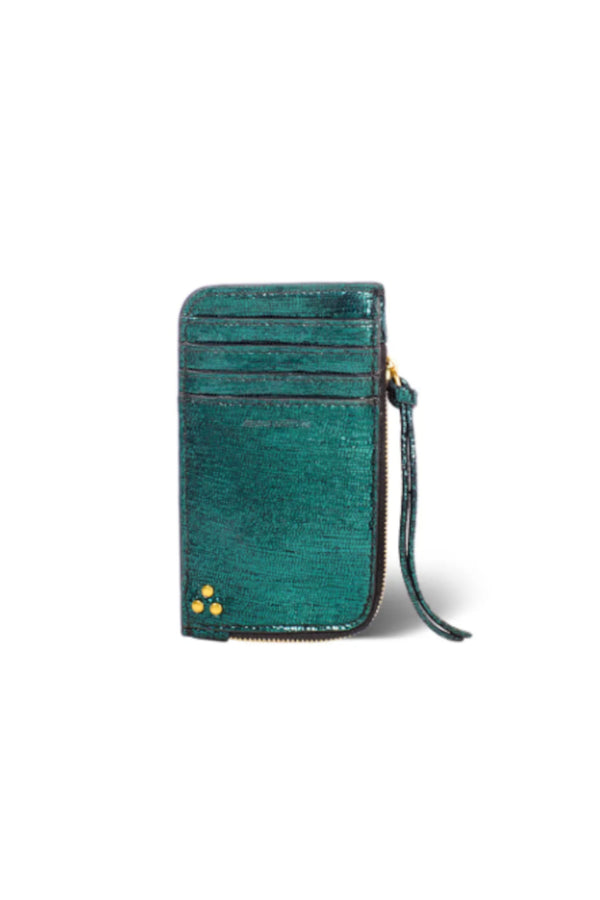 Clyde Card Holder Lame Green