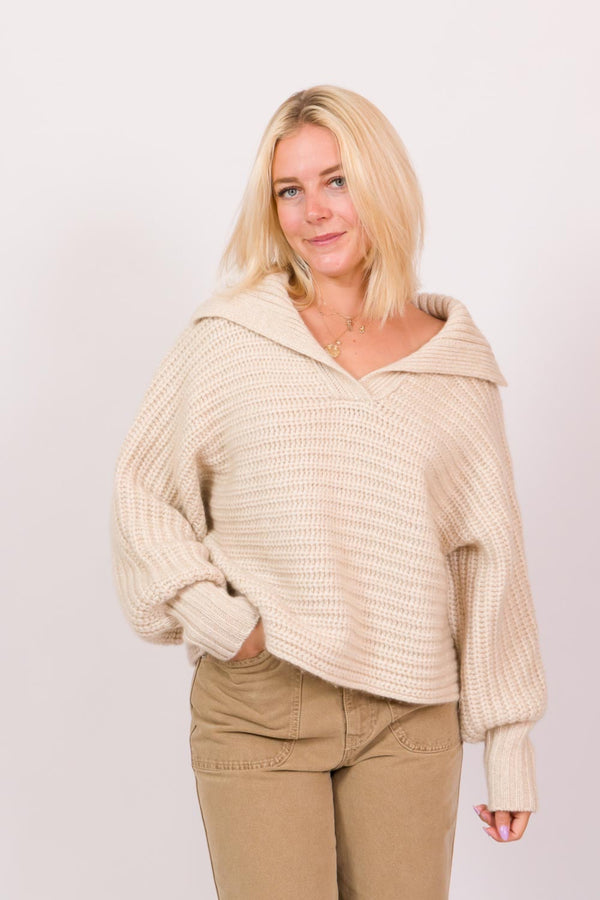 Kimi Sweater Latte Mouline