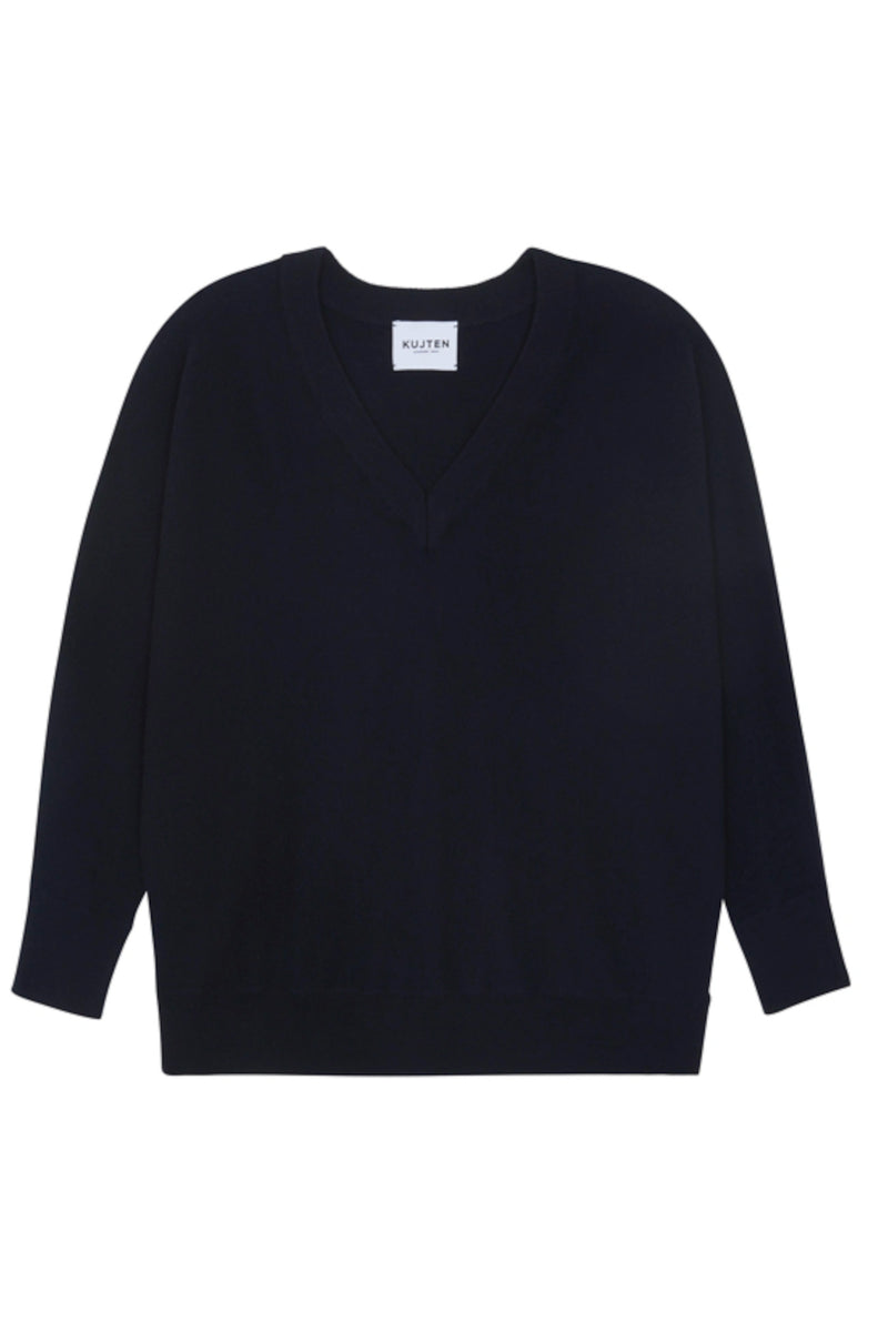 Pull Line bleu marine foncé