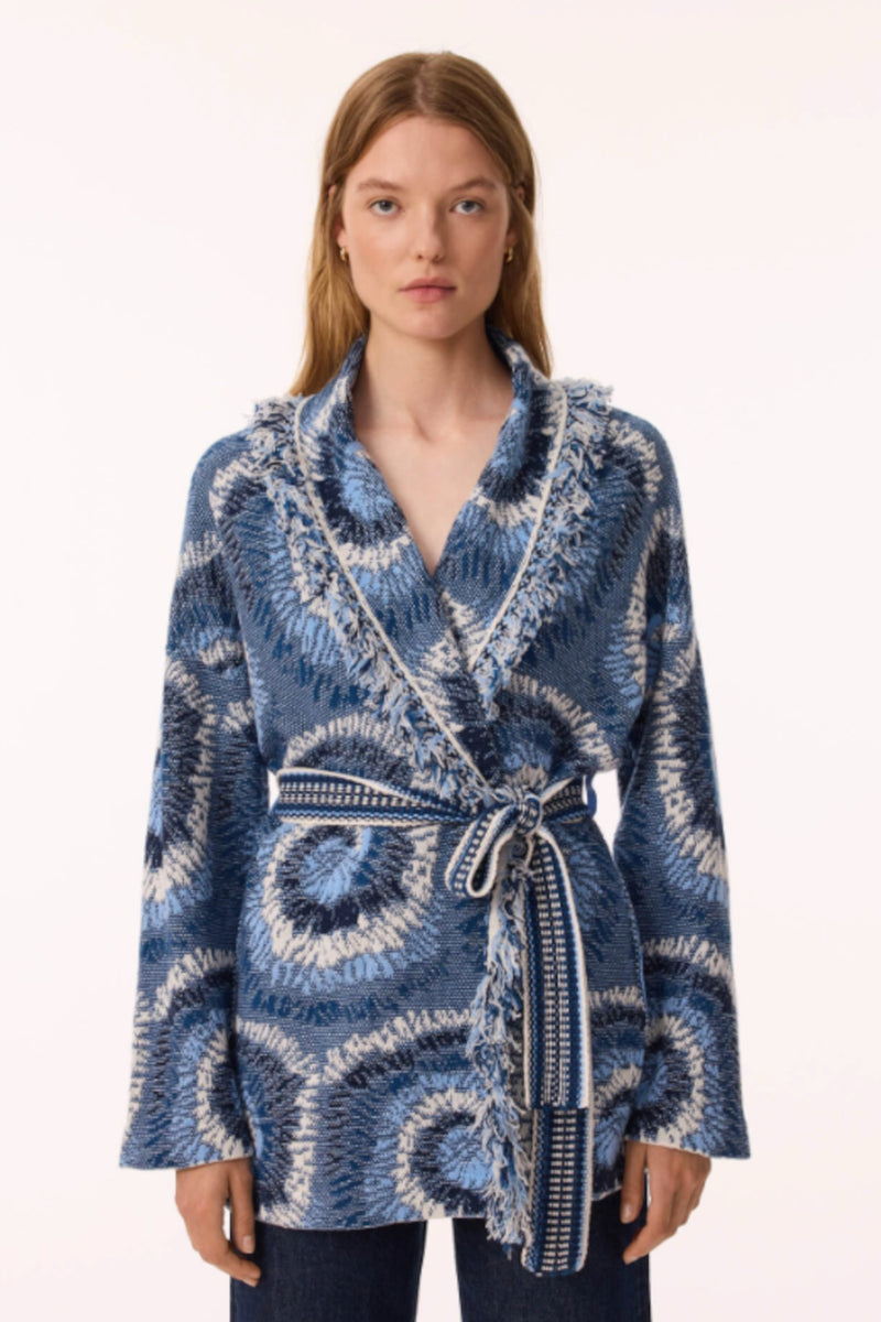 Veste Miko Shibori Bleu 