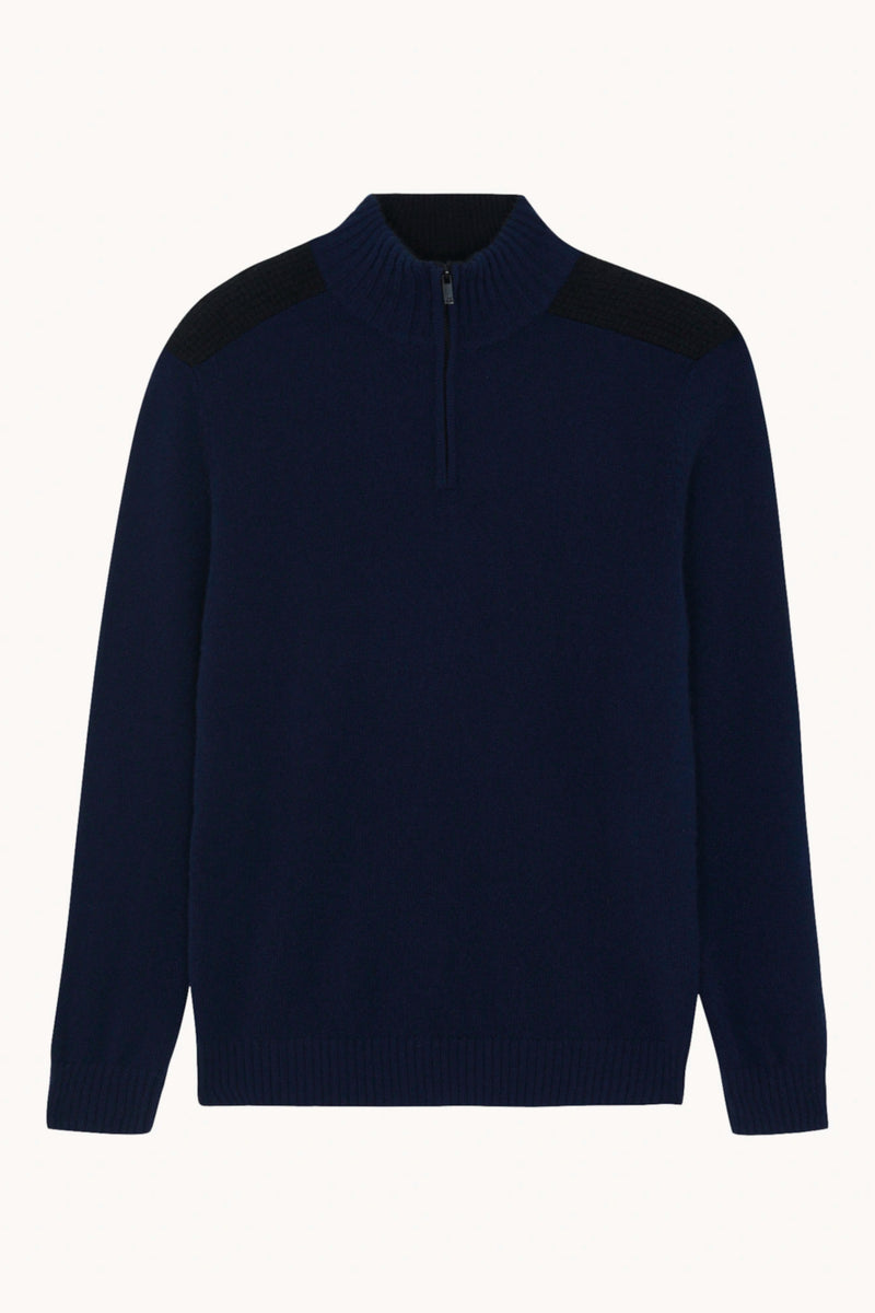 Pull Theo bleu marine foncé 