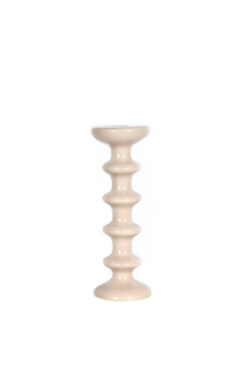 Slave Candle Holder 25cm Off White