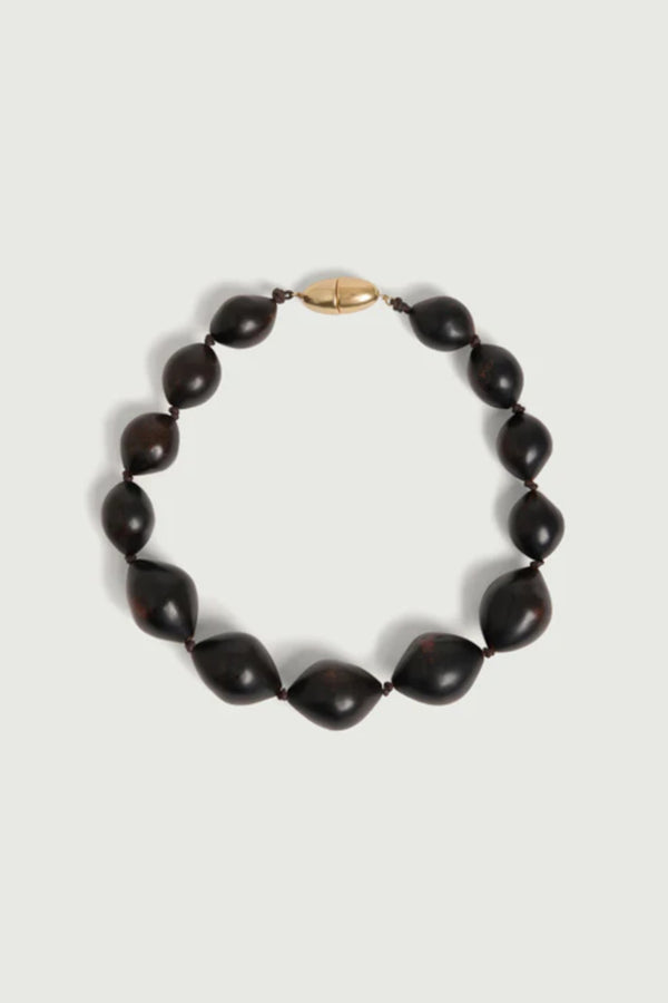 Zamia Necklace Dark Brown