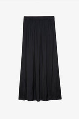 Jady Satin Bijoux Skirt Black