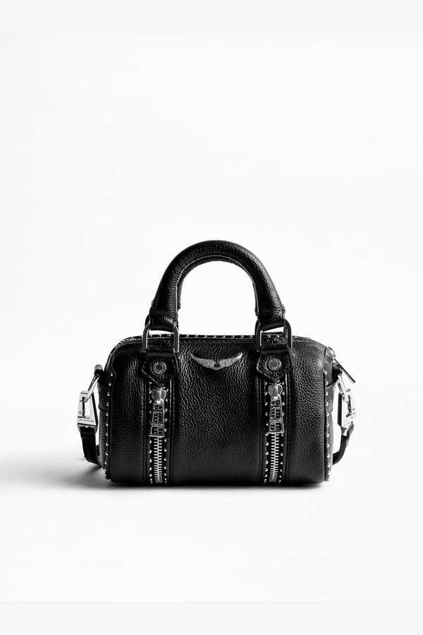 Sunny Nano Grained Leather S Bag Black