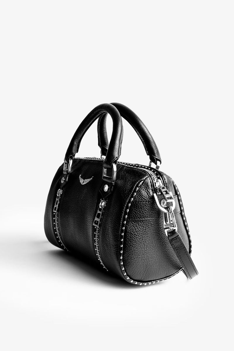 Sunny XS Grained Leather Bag Black