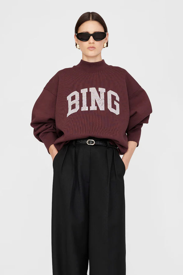 Bradie Sweatshirt Bing Deep Burgundy