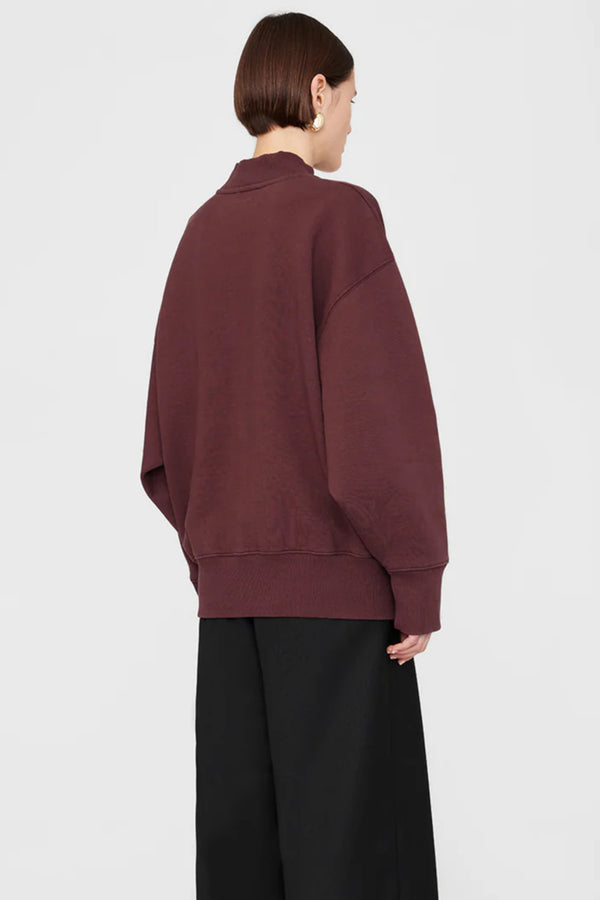 Bradie Sweatshirt Bing Deep Burgundy