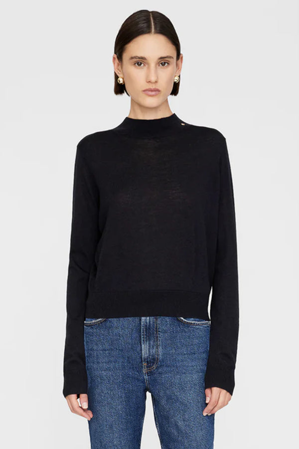 Monique Long Sleeve Sweater Black