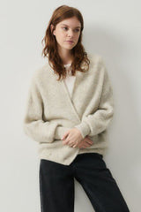 East19AH Cardigan Mottled Powder