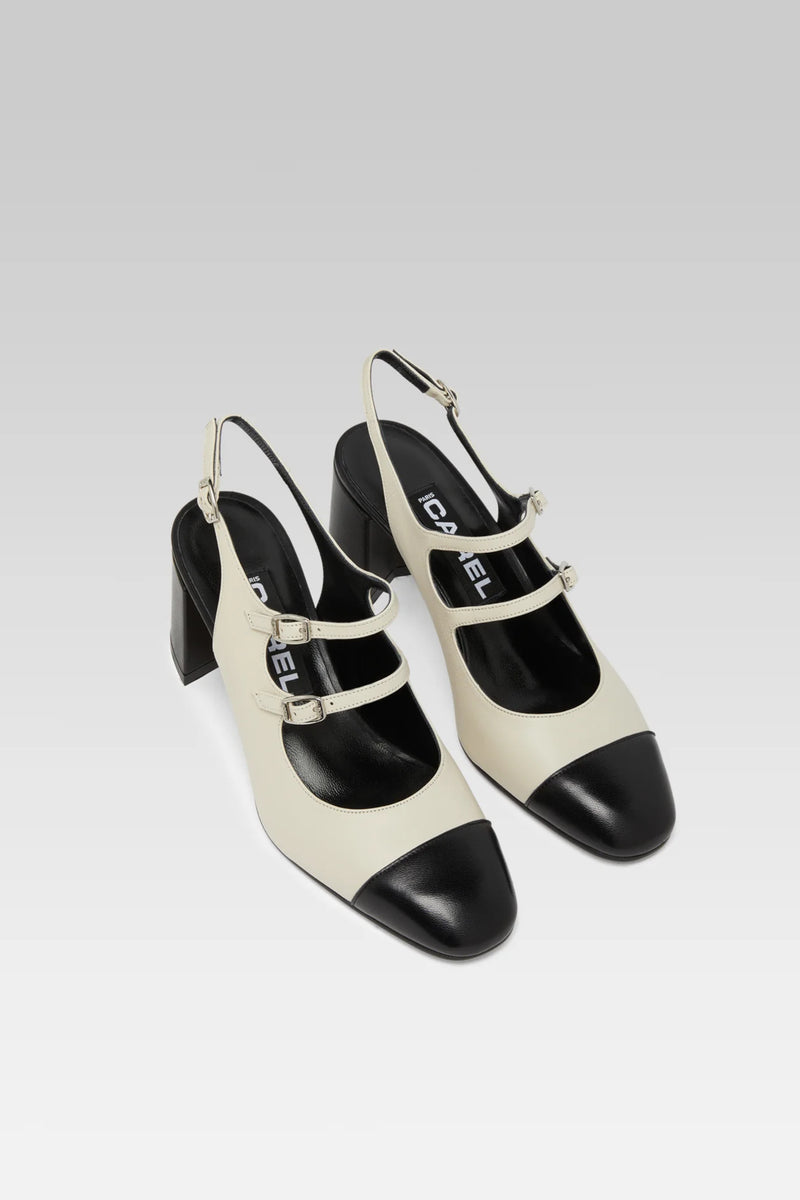 Papaya Shoes Black Beige