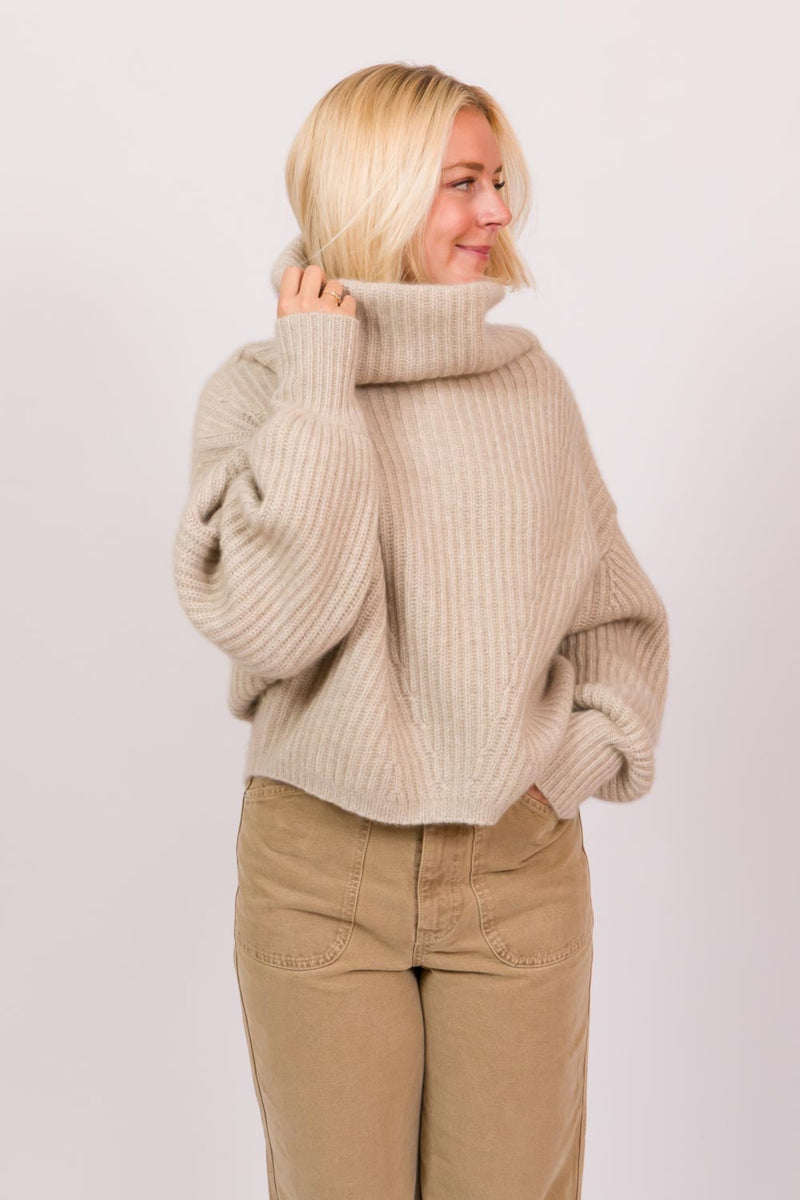 Yumi Sweater Beige Mottled