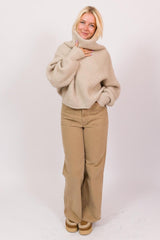 Yumi Sweater Beige Mottled