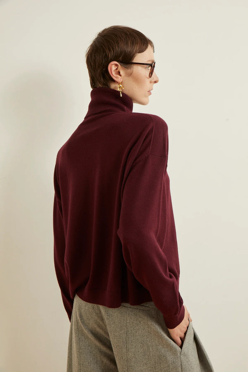 Pull Sunset Bordeaux