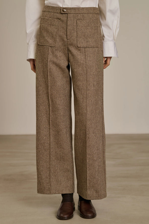 Harry Pants Beige/Hazelnut