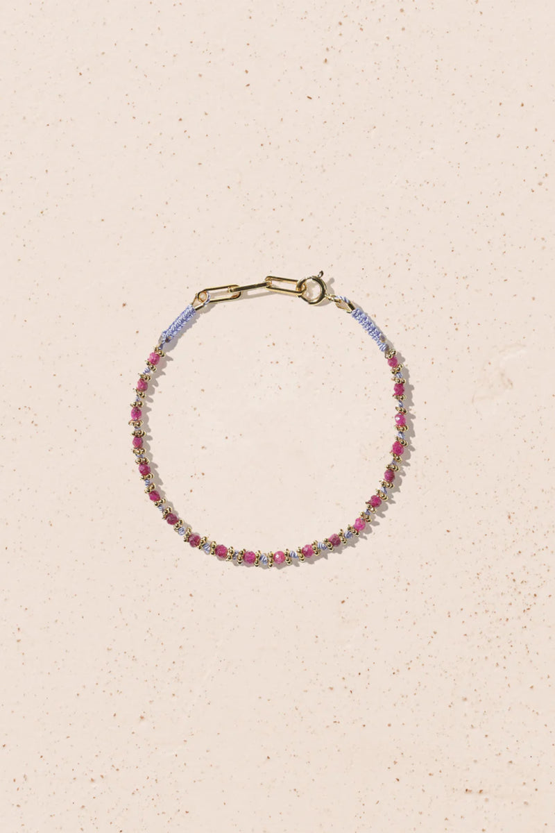 Kamala Bracelet Lilac Rubis Rose