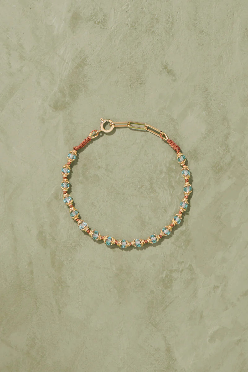 Kamilah Bracelet Aquamarine