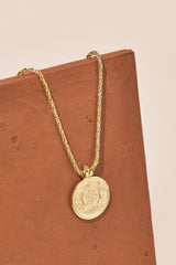 Rupee Necklace Laiton Gold