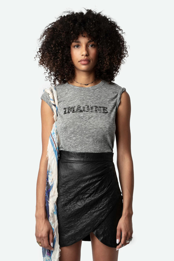 Woop Imagine T-shirt Molted Grey